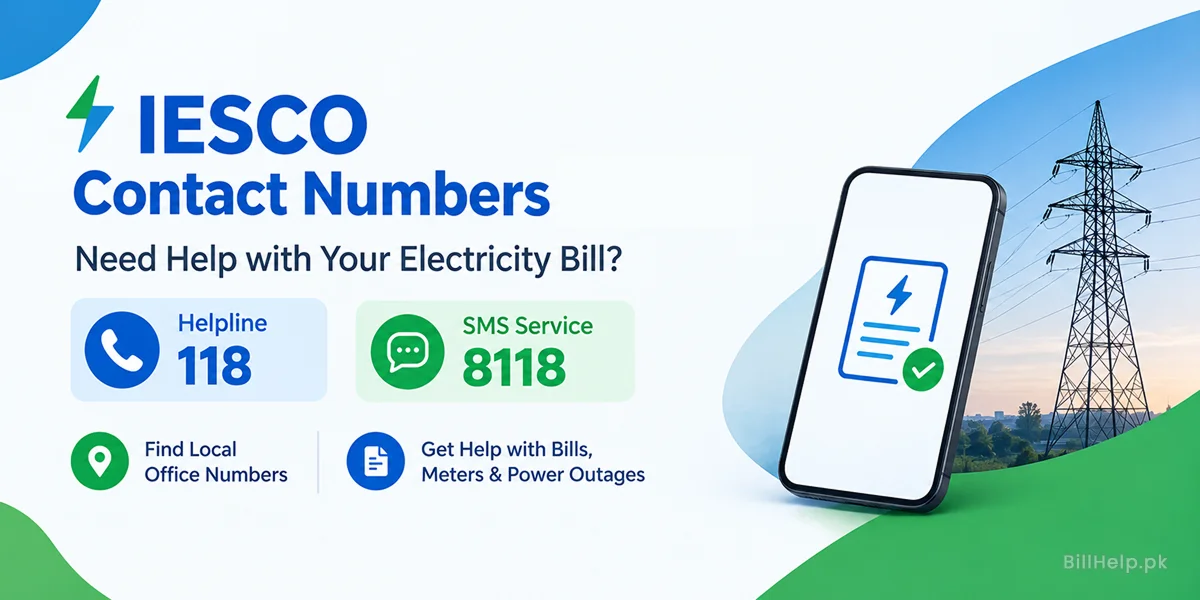 IESCO Contact Numbers 2026: Helpline, Offices and Customer Centres by City