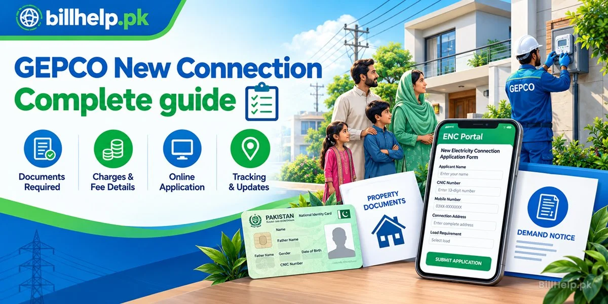 GEPCO New Connection Online – Apply, Documents, Charges & Tracking Guide