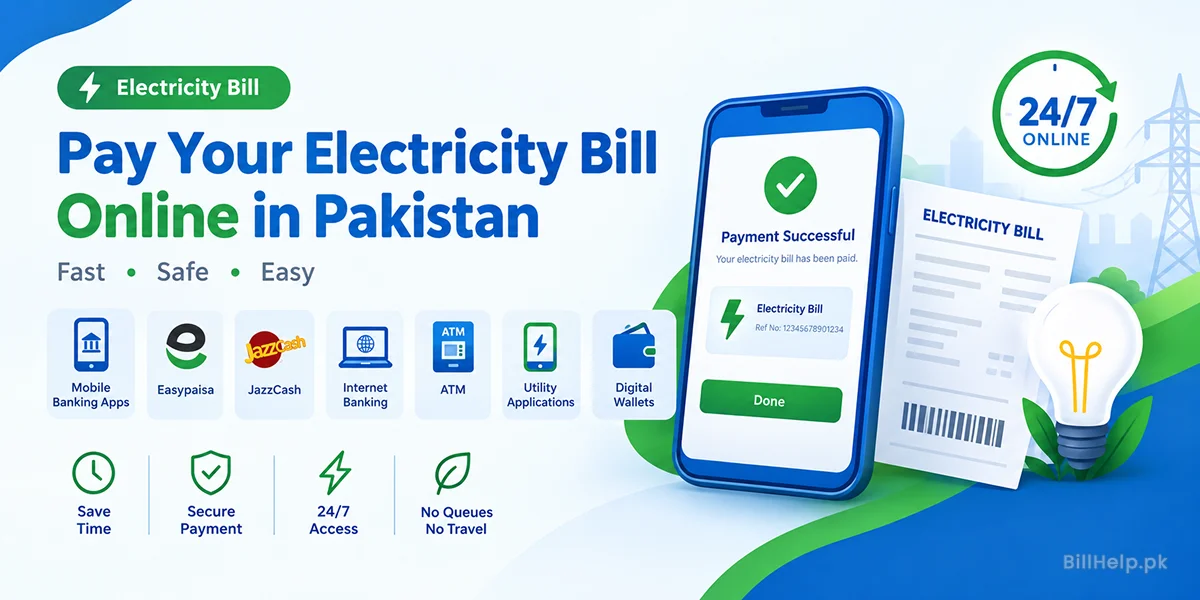 How to Pay Electricity Bills Online in Pakistan (2026) – Complete Guide