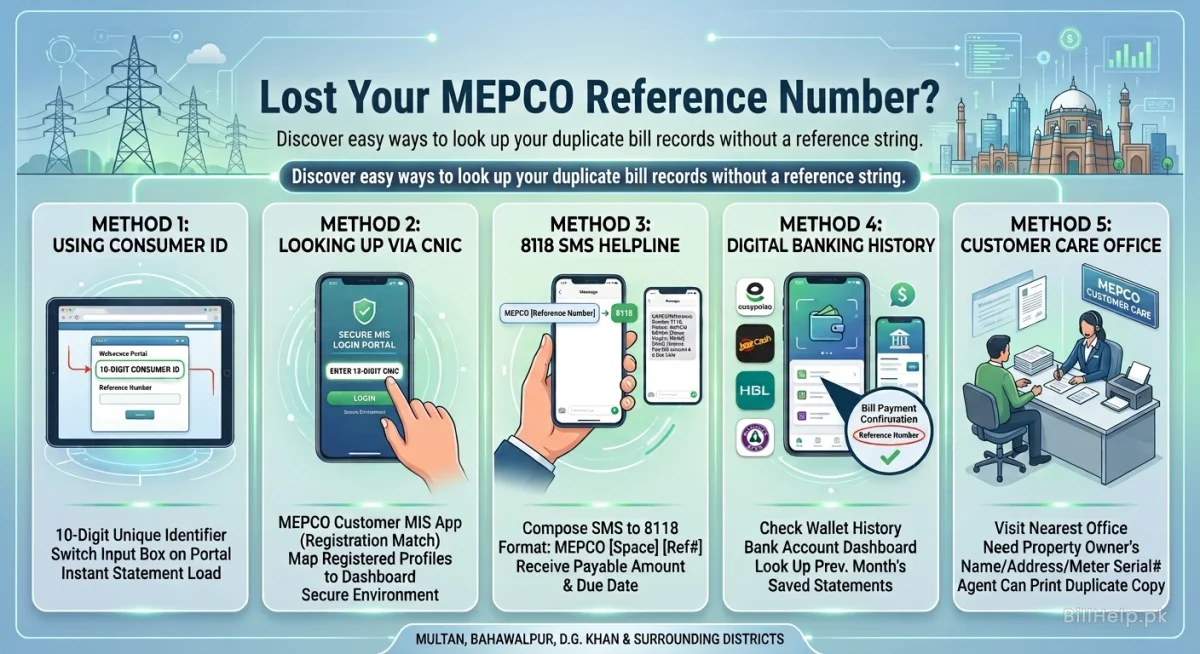 How to Check Your MEPCO Bill Without a Reference Number?