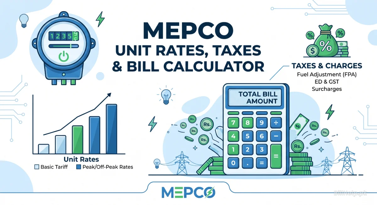 MEPCO Unit Rates and Taxes