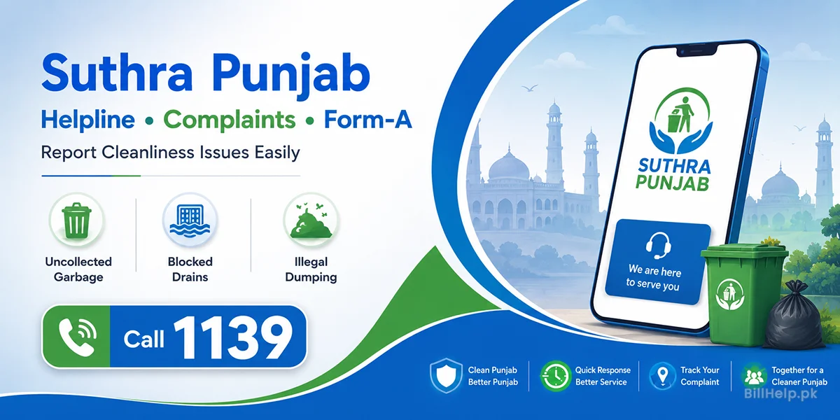 Suthra Punjab Helpline Number and Complaint Portal