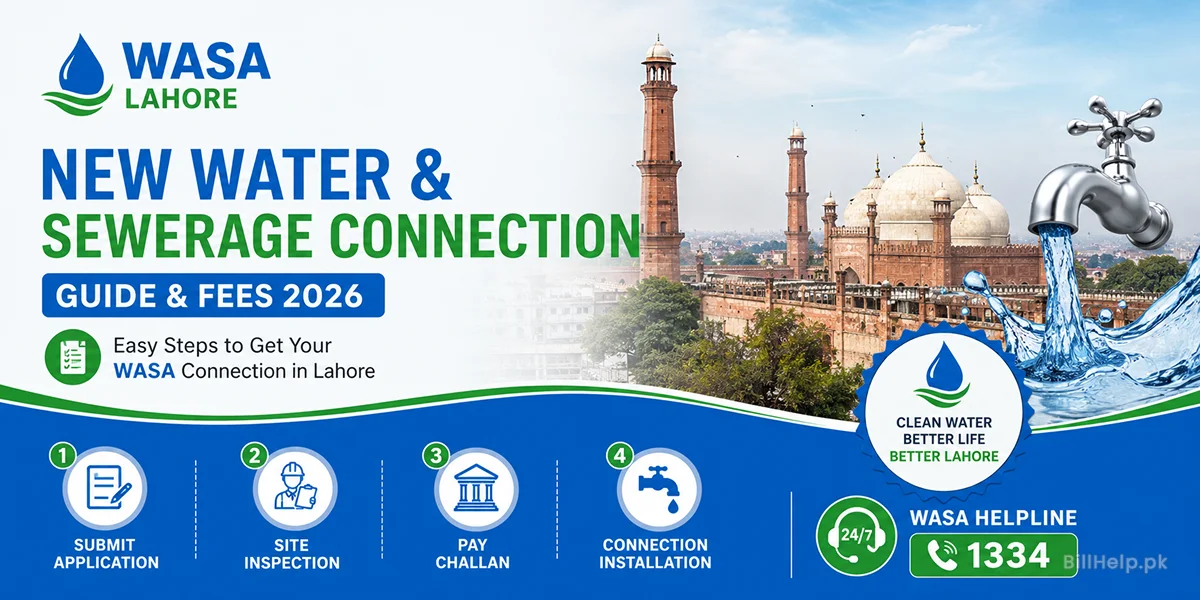 wasa lahore new connection guide